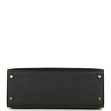 Hermes Kelly Sellier 28 Black Epsom Gold Hardware - Thumbnail View 6