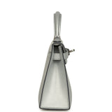 Hermes Kelly Sellier 20 Argent Chevre Chamkilight Palladium Hardware - Thumbnail View 4