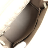 Pre-owned Hermes Kelly Retourne 28 Himalaya Matte Niloticus Crocodile Palladium Hardware