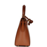 Hermes Kelly Sellier 25 Gold Madame and Miel Shiny Niloticus Crocodile Touch Gold Hardware - Thumbnail View 3