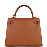 Hermes Kelly Sellier 25 Gold Madame and Miel Shiny Niloticus Crocodile Touch Gold Hardware - Thumbnail View 4