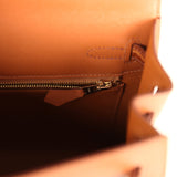 Hermes Kelly Sellier 25 Gold Madame and Miel Shiny Niloticus Crocodile Touch Gold Hardware - Thumbnail View 9