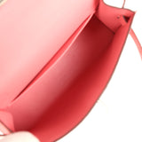 Hermes Kelly Sellier 20 Rose Lipstick Chevre Mysore Palladium Hardware