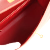 Vintage Hermes Kelly Sellier 35 Rouge H Veau Grain Lisse Gold Hardware
