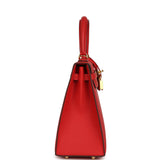 Hermes Kelly Sellier 25 Rouge Radieux Epsom Gold Hardware - Thumbnail View 3