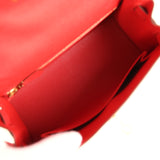 Hermes Kelly Sellier 25 Rouge Radieux Epsom Gold Hardware - Thumbnail View 8