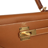 Hermes Kelly Sellier 28 Gold Epsom Gold Hardware