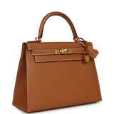 Hermes Kelly Sellier 28 Gold Epsom Gold Hardware - Thumbnail View 2