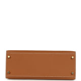 Hermes Kelly Sellier 28 Gold Epsom Gold Hardware - Thumbnail View 6