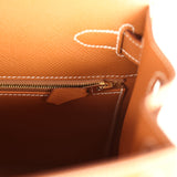 Hermes Kelly Sellier 28 Gold Epsom Gold Hardware - Thumbnail View 9