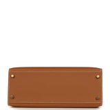 Hermes Kelly Sellier 28 Gold Epsom Gold Hardware