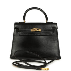 Vintage Micro Kelly Sellier 15 Black Box Gold Hardware