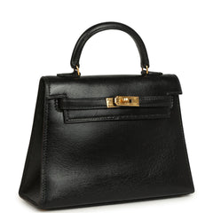 Vintage Micro Kelly Sellier 15 Black Box Gold Hardware