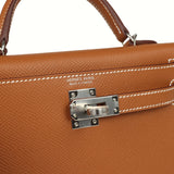 Hermes Kelly Sellier 20 Gold Epsom Palladium Hardware