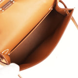 Hermes Kelly Sellier 20 Gold Epsom Palladium Hardware