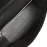 Vintage Hermes Kelly Retourne 35 Black Box Gold Hardware
