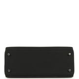 Hermes Kelly Retourne 28 Black Togo Palladium Hardware