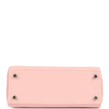 Hermes Kelly Retourne 25 Rose Sakura Swift Palladium Hardware