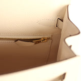 Hermes Kelly Sellier 25 Nata Epsom Gold Hardware
