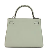 Hermes Kelly Retourne 28 Gris Neve Clemence Palladium Hardware