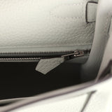 Hermes Kelly Retourne 28 Gris Neve Clemence Palladium Hardware
