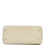 Pre-owned Hermes Special Order (HSS) Kelly Retourne 28 Beton Verso Togo Brushed Palladium Hardware