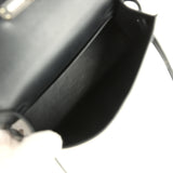 Hermes Kelly Sellier 20 Black Epsom Palladium Hardware