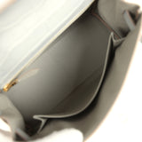 Hermes Kelly Retourne 25 Gris Perle Matte Alligator Gold Hardware