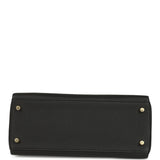 Hermes Kelly Retourne 28 Black Togo Brushed Gold Hardware - Thumbnail View 6