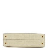 Hermes Kelly Sellier 20 Beton Matte Alligator Gold Hardware