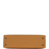 Hermes Kelly Sellier 20 Sesame Madame and Vanille Matte Alligator Touch Palladium Hardware - Thumbnail View 6