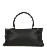 Vintage Hermes Shoulder Kelly 42 JPG Black Clemence Palladium Hardware