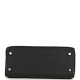 Hermes Kelly Retourne 25 Black Togo Palladium Hardware