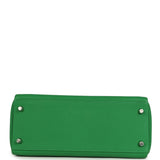 Hermes Kelly Retourne 28 Bambou Togo and Shiny Niloticus Crocodile Touch Palladium Hardware