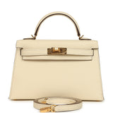 Hermes Kelly Sellier 20 Nata Epsom Gold Hardware - Thumbnail View 1