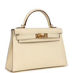 Hermes Kelly Sellier 20 Nata Epsom Gold Hardware