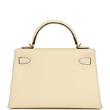 Hermes Kelly Sellier 20 Nata Epsom Gold Hardware - Thumbnail View 4