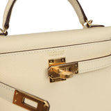Hermes Kelly Sellier 20 Nata Epsom Gold Hardware - Thumbnail View 7