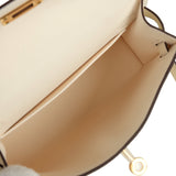 Hermes Kelly Sellier 20 Nata Epsom Gold Hardware - Thumbnail View 8