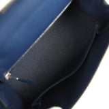 Hermes Kelly Sellier 25 Bleu Navy Epsom Electrum Hardware