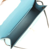 Hermes Kelly Sellier 20 Tri-color Blue Jean, Sesame and Ecorce Epsom Palladium Hardware - Thumbnail View 8