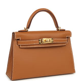 Hermes Kelly Sellier 20 Gold Epsom Gold Hardware - Thumbnail View 2