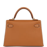 Hermes Kelly Sellier 20 Gold Epsom Gold Hardware - Thumbnail View 4