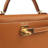 Hermes Kelly Sellier 20 Gold Epsom Gold Hardware - Thumbnail View 7