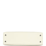 Hermes Kelly Sellier 20 New White Epsom Palladium Hardware