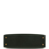 Hermes Kelly Sellier 20 Vert Fonce Box Gold Hardware