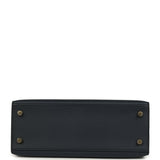 Hermes Kelly Sellier 25 Bleu Indigo Epsom Gold Hardware - Thumbnail View 6