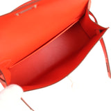 Hermes Kelly Sellier  20 Capucine Epsom Palladium Hardware