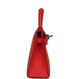 Hermes Kelly Sellier 20 Rouge de Coeur Epsom Palladium Hardware