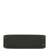 Hermes Kelly Sellier 20 "Cheval De Bois" Black and Multi Tadelakt Palladium Hardware - Thumbnail View 6